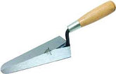 Marshalltown 48 Gauging Trowel, 7 in L Blade, 3-3/8 in W Blade, HCS Blade, Wood Handle